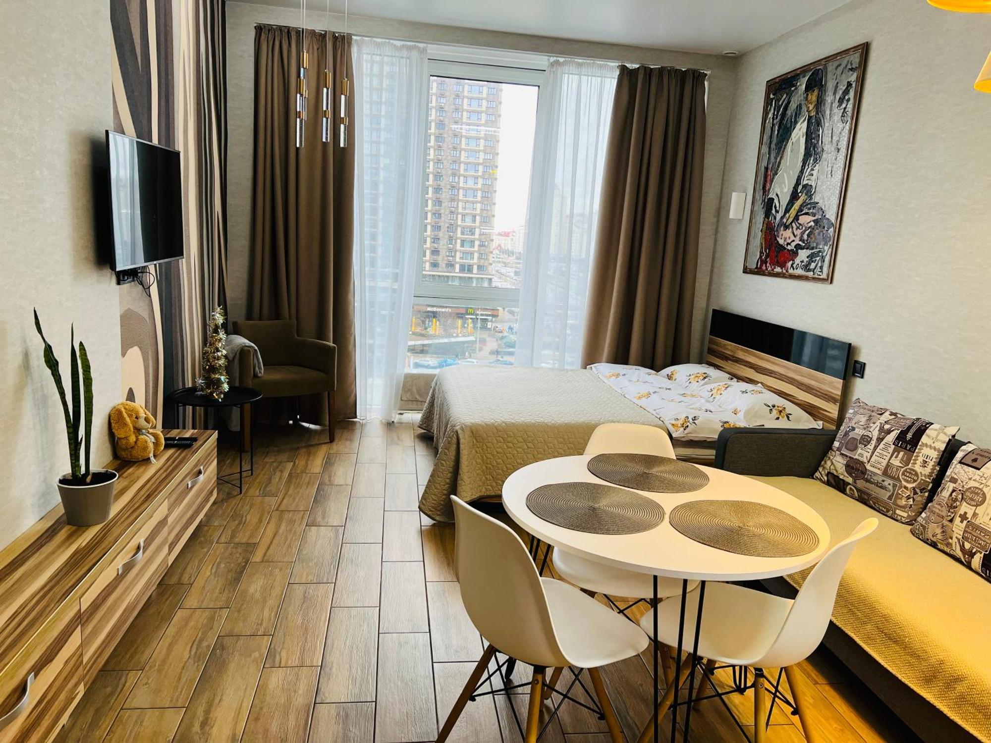 Apartment Smart Plaza Obolon' Kiev Dış mekan fotoğraf